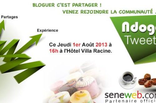Article : La communauté des blogueurs du Sénégal et Seneweb organisent le 1er #NdadjeTweetup